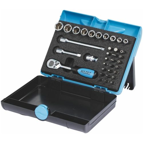 Dugókulcs készlet 1/4 col négyszög 35 darabos