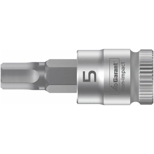 6-szög rátűzőkulcs, 1/4 col rövid 6 mm
