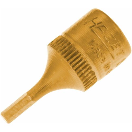 Hazet 6-szög rátűzőkulcs, TiN bevonatú 1/4" rövid 2,5 mm