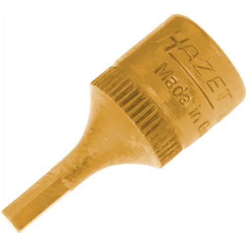 Hazet 6-szög rátűzőkulcs, TiN bevonatú 1/4" rövid 3 mm
