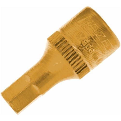 Hazet 6-szög rátűzőkulcs, TiN bevonatú 1/4" rövid 6 mm
