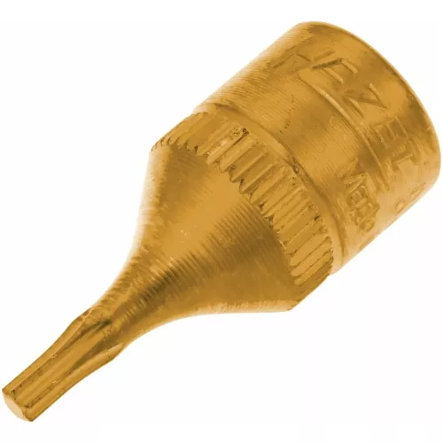 Hazet Rátűzőkulcs Torx-hoz, TiN bevonatú, 1/4" rövid TX9
