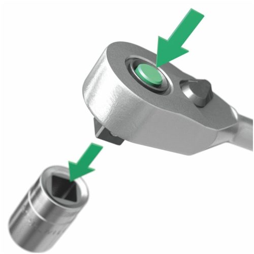 Irányváltós finomfogazású kerepes hajtószár, 1/4 col kioldóval QuickRelease 1/4