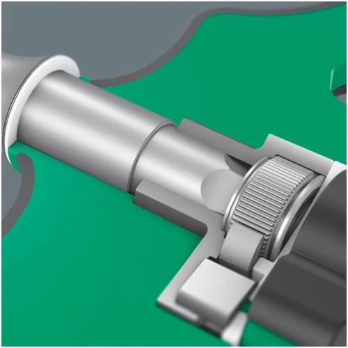 Keresztmarkolat, 1/4 col beépített racsnival 1/4