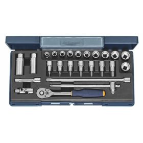   Garant Dugókulcs készlet 3/8" négyszög 25 darabos 12