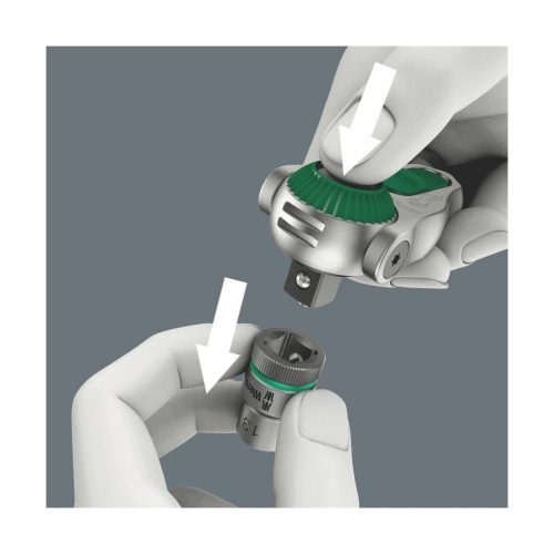 „Zyklop Speed“ irányváltós finomfogazású kerepes hajtószár, 3/8 col, billenőfejjel és kioldóval