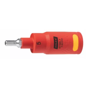   Holex 6-szög rátűzőkulcs, 3/8" teljesen szigetelt 5 mm