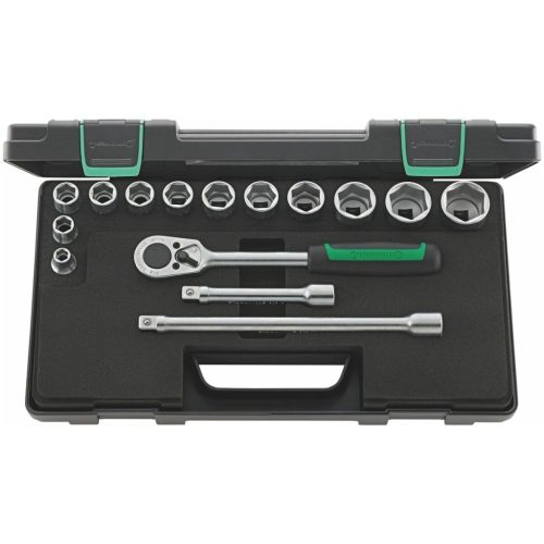 Stahlwille Dugókulcs készlet 1/2" négyszög 15 darabos 6