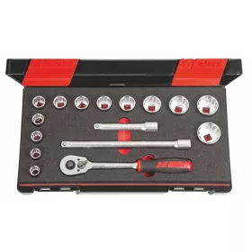 Holex Dugókulcs készlet 1/2" négyszög 16 darabos 12