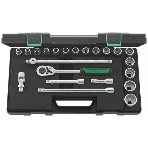 Stahlwille Dugókulcs készlet 1/2" négyszög 22 darabos 12