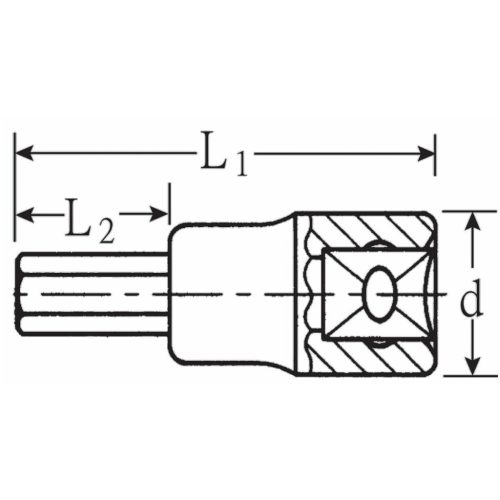 Stahlwille 6-szög rátűzőkulcs 1/2" 11 mm