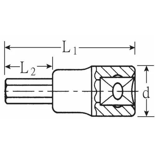 Stahlwille 6-szög rátűzőkulcs 1/2" 3/4"