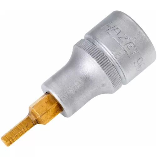 Hazet 6-szög rátűzőkulcs, 1/2" TiN bevonattal 4 mm