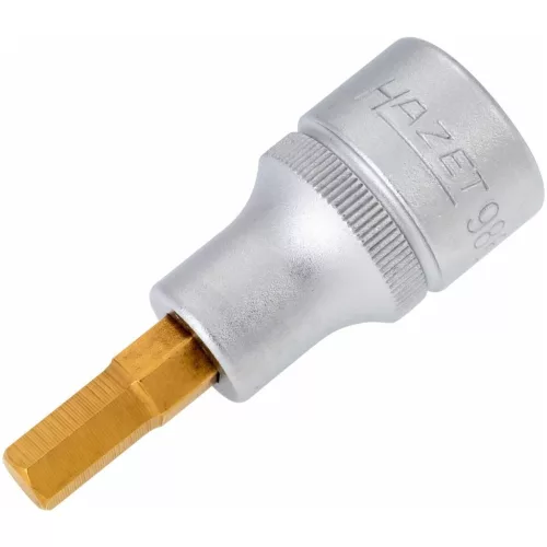 Hazet 6-szög rátűzőkulcs, 1/2" TiN bevonattal 7 mm