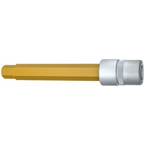 Hazet 6-szög rátűzőkulcs, 1/2", hosszú TiN bevonattal 12 mm