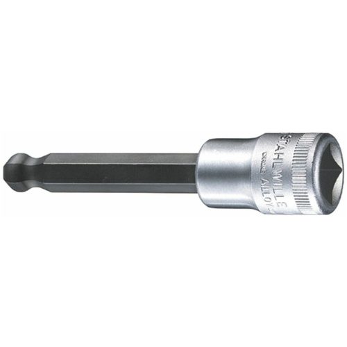 Stahlwille 6-szög rátűzőkulcs, 1/2", hosszú gömbvégű fejjel 8 mm