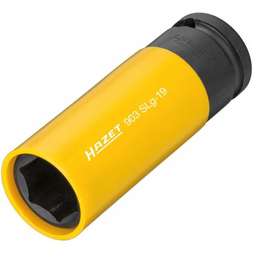 Hazet IMPACT dugókulcs fej, 6-szög, 1/2" forgatható műanyag hüvellyel 19 mm