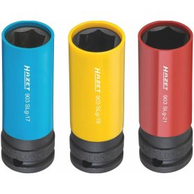   IMPACT készlet, 6 szög, 1/2 col forgatható műanyag hüvellyel 3