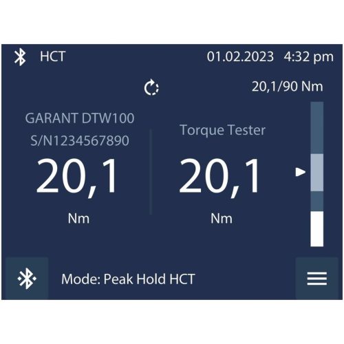Garant Elektronikus nyomatékellenőrző készülék 350 N·m