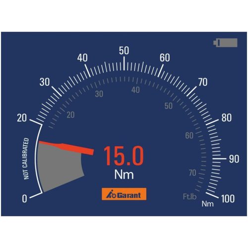 Garant Elektronikus nyomatékkulcs digitális skálás mérőórával 340 N·m