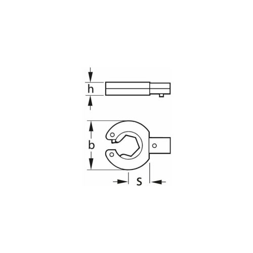 Walter Racsnis nyitott csillag rátűző 13 mm