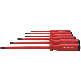  PB Swiss Tools Lapos villanyszerelő csavarhúzó készlet, Classic teljesen szigetelt 6