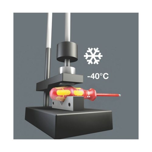 Wera Villanyszerelő csavarhúzó Pozidrivhoz Kraftform nyéllel teljesen szigetelt 1
