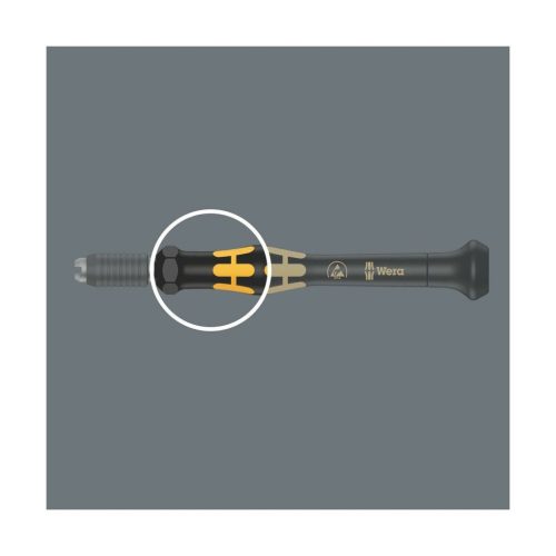 Csavarhúzó nyél gyorscserés befogóval 4 mm Halfmoon / HIOS bitekhez, ESD