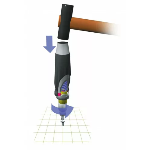 Kézi ütvecsavarozó készlet lemezkazettában  5