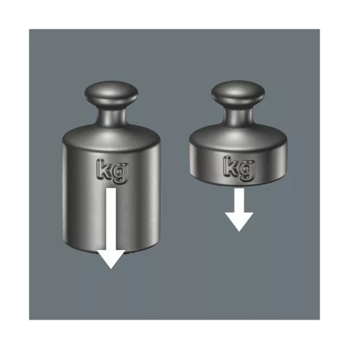 Wera Impaktor bit belső hatszöghöz, 1/4" E 6,3 Készlet 5 bittel 6 mm