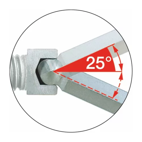 Wiha Bit hatszöghöz, 1/4" E 6,3 gömbvégű fejjel / MagicRing 5 mm