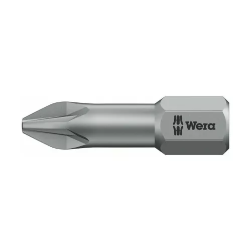 Wera Bit Pozidrivhoz, 1/4", C 6,3, torziós zónával 1/25 mm