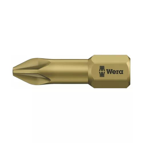 Wera Bit Pozidrivhoz, 1/4”, C 6,3, torziós zónával kemény 2/25 mm