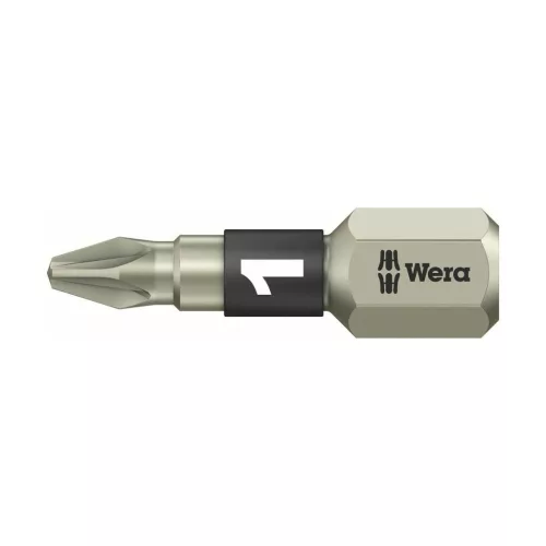 Wera Bit Pozidrivhoz, 1/4" C 6,3 Nemesacél"Stainless“ 1/25 mm