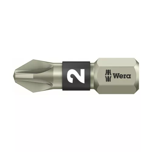 Wera Bit Pozidrivhoz, 1/4" C 6,3 Nemesacél"Stainless“ 2/25 mm