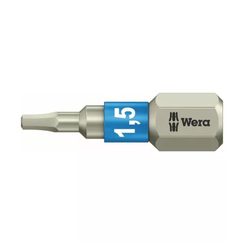 Wera Bit hatszöghöz, 1/4" C 6,3 Hex-Plus profil nemesacél"Stainless“ 1,5 mm