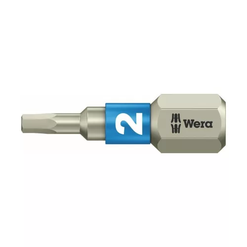 Wera Bit hatszöghöz, 1/4" C 6,3 Hex-Plus profil nemesacél"Stainless“ 2 mm