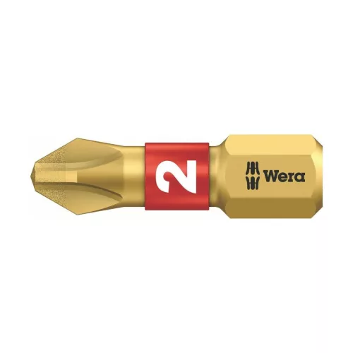Wera Bit Phillipshez, 1/4" C 6,3 BiTorsion, gyémántbevonatú 2/25 mm