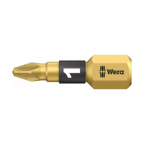 Wera Bit Pozidrivhoz, 1/4" C 6,3 BiTorsion, gyémántbevonatú 1/25 mm