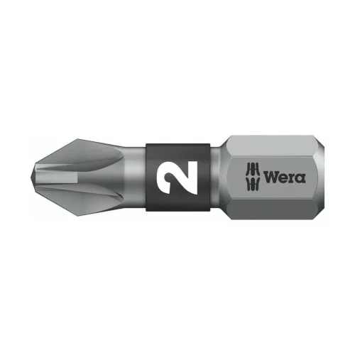 Wera Bit Pozidrivhoz, 1/4" C 6,3 BiTorsion 2/25 mm