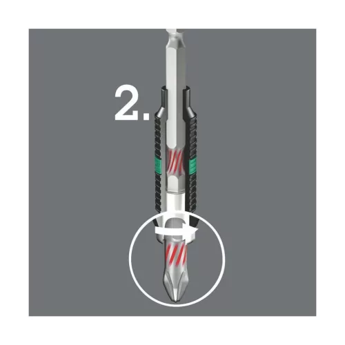 Wera Bit Torx-hoz, 1/4" C 6,3 BiTorsion TX40