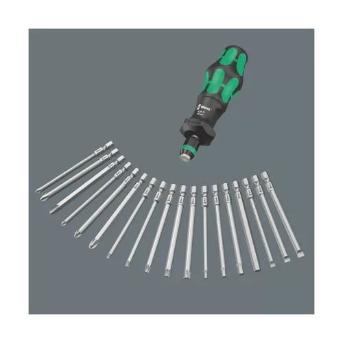 Bit készlet működtető szerszámmal, Turbo 19 darabos 19