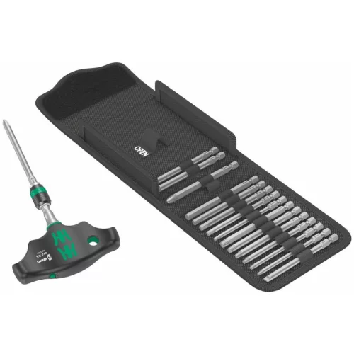 KK400 RA bit készlet működtető szerszámmal 17 darabos 17