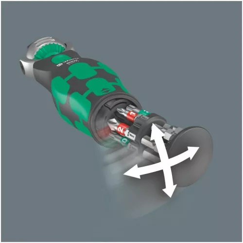 „Zyklop Pocket” bit készlet működtető szerszámmal 17 darabos 17