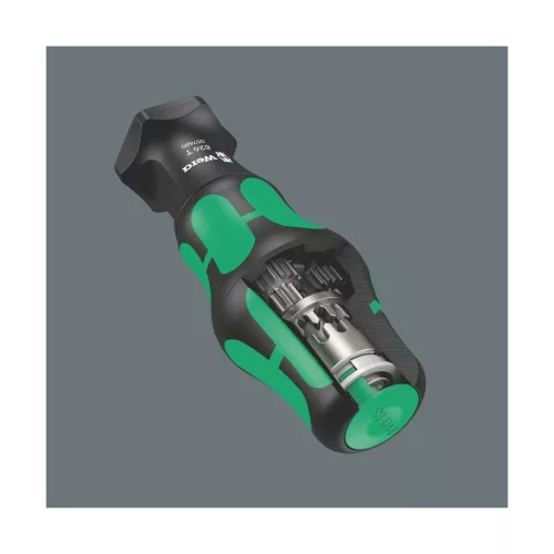 Turbo Kraftform csavarhúzó nyél 1/4 col bitekhez, C 6,3 és E 6,3 gyorsváltó befogóval 6,3