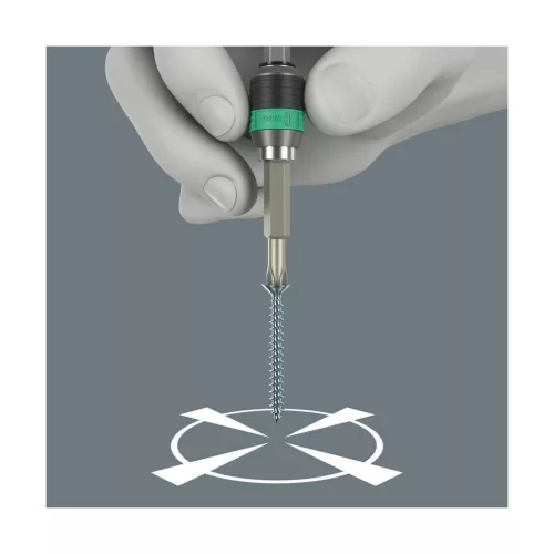 Kraftform csavarhúzó nyél 1/4 col bitekhez, C 6,3 és E 6,3 gyorsváltó befogóval 6,3 mm