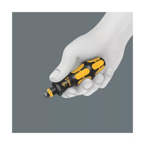 Kraftform csavarhúzó nyél 1/4 col bitekhez, C 6,3 és E 6,3 gyorsváltó befogóval, ESD 6,3 mm