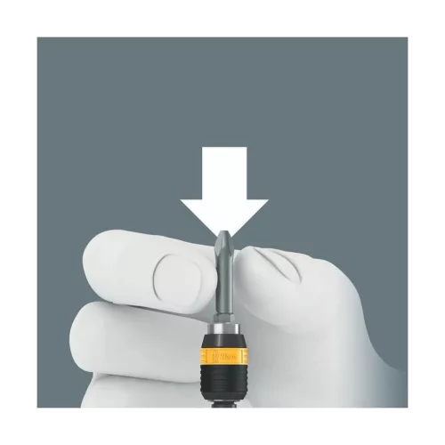 Kraftform csavarhúzó nyél 1/4 col bitekhez, C 6,3 és E 6,3 gyorsváltó befogóval, ESD 6,3 mm