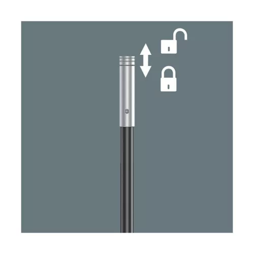 Kraftform csavarhúzó nyél 1/4 col bitekhez, C 6,3, rövid flexibilis szárral 6,3 mm