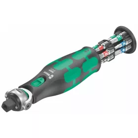   Táras csavarhúzó nyél és „Zyklop Pocket” finomfogazású kerepes hajtószár 1/4 colos bitekkel racsnival és mágnessel 13